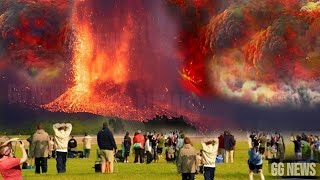 Horrible Today Live Footage of the Yellowstone Volcanos Massive Eruption Shakes the World [upl. by Naed]