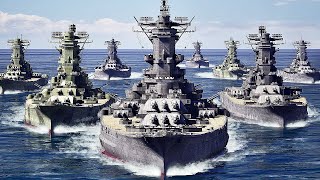 大和型戦艦7隻を全て建造してみた【超大和型戦艦・改大和型戦艦 3DCG】 [upl. by Ingles842]