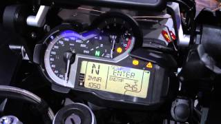 BMW R 1200 GS 2013 cockpit display demo by wwwmotoraideu part 2MOV [upl. by Harima]