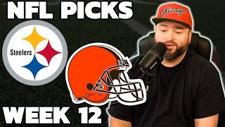 Steelers vs Browns Week 12 Bets  NFL Sunday Picks With Kyle Kirms [upl. by Atarman620]