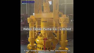 Hydroman® Hydraulic Excavator Dredge Pump Attachment mininghighdensityslurrypump ahslurrypump [upl. by Gnouc]