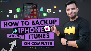 How to Backup iPhone without iTunes on Computer 2023 Backup amp Restore iPhone Data in Minutes [upl. by Alilahk279]