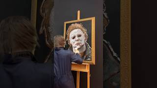 Painting Michael Myers for Halloween 🎃 [upl. by Maxine]