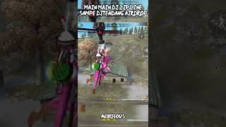 MAIN MAIN DI ZIPLINE SAMPE DITENDANG AIRDROP freefire shorts [upl. by Nero525]