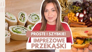 3 x Proste i Pyszne Przekąski na Imprezę  lamakeupebella [upl. by Sihtnyc]