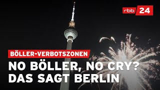 Wegen SilvesterKrawallen Kein Böllern in Teilen Berlins [upl. by Aleicarg]