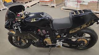 SUZUKI GSXR 1100 YOSHIMURA TMR SLABSIDE CARBON WHEELS Optical improvements RESTOMOD [upl. by Lanod486]