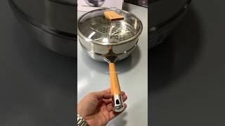 Frying pan and Steamer 2 in 1  Kitchen Appliances kitchen fryingpan steamer shorts dmart [upl. by Franni]