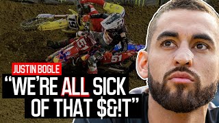 Justin Bogle on Barcias takeout and retaliation  quotsomebody finally did something about itquot [upl. by Aneleairam]