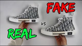 REAL VS FAKE DIOR B23 COMPARISON [upl. by Ophelia912]