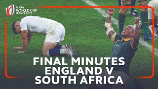 Is this the most dramatic ending to a semifinal  England v South Africa  Rugby World Cup 2023 [upl. by Kolodgie]