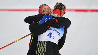 Sensationeller Schlussspurt Hennig und Carl stürmen zu Gold im Teamsprint  SID [upl. by Kcirderf977]