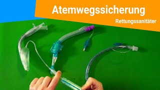 Atemwegssicherung Guedel Larynx und EndotrachealTubus  Rettungssanitäter Berlin [upl. by Gunthar]