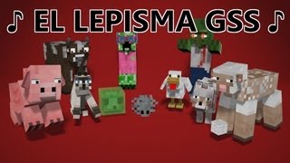 ♪ El Lepisma Gsss  Minecraft Parodia el Pollito Pio [upl. by Siekram]