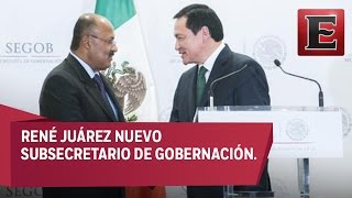 Osorio Chong nombra a René Juárez nuevo Subsecretario de Gobernación [upl. by Clinton982]