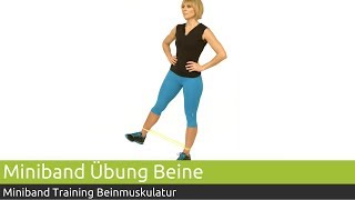 Miniband Training Beinmuskulatur  PINOFIT [upl. by Rox]