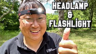 Wowtac H01 Headlamp Flashlight Review [upl. by Lucier900]