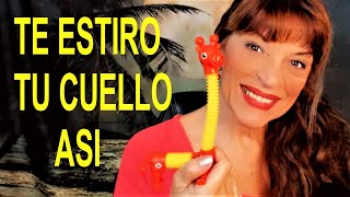 ASMR MASAJE PARA ALARGAR TU CUELLO ESTILO JIRAFA🦒ATENCION PERSONAL [upl. by Ybba581]