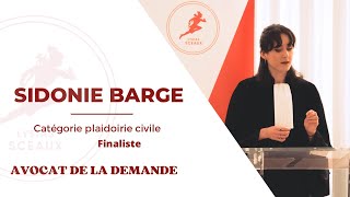 Sidonie BARGE  Finale Lysias Sceaux 2023  Plaidoirie Civile [upl. by River]