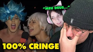 FIZ MINHA NAMORADA REAGIR AO BAILÃO OTAKU e ela quase cometeu um crime [upl. by Nahama]