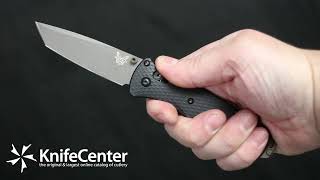 Benchmade 537GY03 Bailout AXIS Folding Knife [upl. by Yremrej]