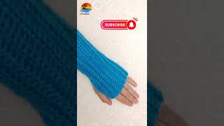 Crochet fingerless gloves craft handmade diy [upl. by Fanchie]