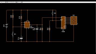 7 segment counter circuit [upl. by Mair]