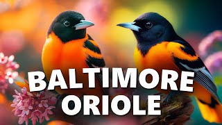 BALTIMORE ORIOLE  Birds  Baltimore Oriole Song [upl. by Ettenel966]