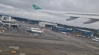 Aer Lingus Airbus A330302 take off at Seattle Tacomo Seatac Airport Washington [upl. by Hardi]