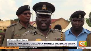 Polisi wasema usalama utaimarishwa wakati wa sensa Mumias [upl. by Rehttam]