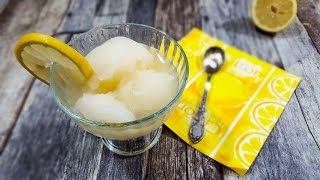 Zitronen Sorbet  Rezept und Anleitung  Natürlich Lecker [upl. by Brenza215]