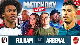 Fulham 21 Arsenal  Match Day Live  Premier League [upl. by Harman]