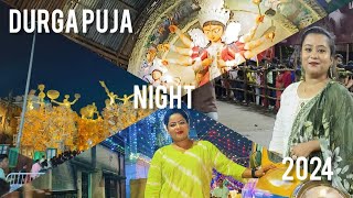 সপ্তমী night কারা মিলে ঘুরতে গেলামDurga puja2024part1 [upl. by Socha601]