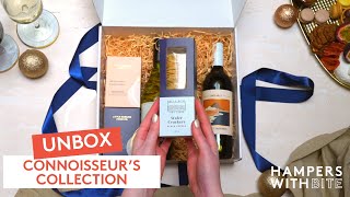 Connoisseurs Collection  Christmas Hampers 2023 I Hampers With Bite [upl. by Sonstrom502]