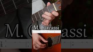 Como tocar quotSicilianaquot M Carcassi en guitarra tutorial guitarra leccionesdeguitarra [upl. by Eceirtal]