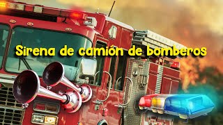 Camión de bomberos  Sonido de bombero [upl. by Joana20]