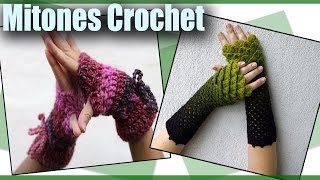 Guantes Mitones  Tejidos a Crochet  Diseños [upl. by Armalla775]