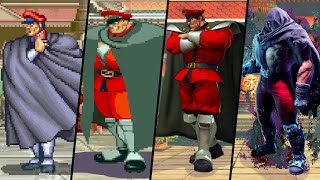 Evolution Of All M Bison Bosses In Street Fighter 1991  2024 [upl. by Fulvia]