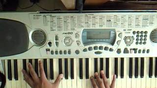 HER GHOST IN THE FOG  Cradle of filth tutorial on keyboard [upl. by Rech]