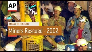 Miners Rescued  2002  Today In History  28 July 18 [upl. by Nodnarbal]