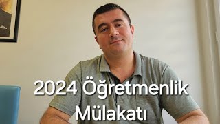 2024 Sözleşmeli Öğretmenlik Mülakatı  Mülakatta Neler Sordular  Tarih Öğretmenliği [upl. by Eeliab]