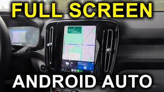 Volvo XC40 20192022 Full Screen Android Auto And Apple CarPlay In XC40 With Sensus System [upl. by Clintock259]