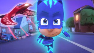 Catboy Races Owlettes NEW Owl Glider  2021 Season 4  Catboy Special  PJ Masks Official [upl. by Auqemahs753]