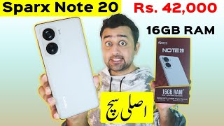 Sparx Note 20 Unboxing amp Quick Review  16GB RAM  G99  ASLI SUCH 🚨  Price in Pakistan [upl. by Aerdnaid]