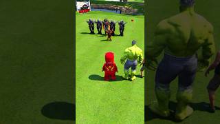 LITTLE IRON MAN NE HULK KA POPAT KAR DIYA 😂  GTA 5 shorts gta5 shortsfeed [upl. by Cassie545]