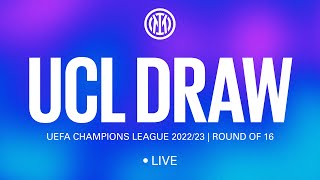 LIVE STREAMING  202223 UEFA CHAMPIONS LEAGUE ROUND OF 16 DRAW 🔮⚫🔵 [upl. by Carmelita]