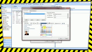 how to add signature in Microsoft Outlook Mails [upl. by Perni]