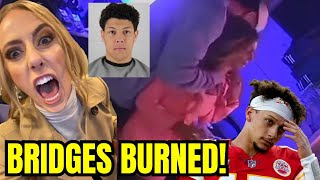 Patrick Mahomes Wife Brittany May Have quotBURNED BRIDGESquot amp CUT TIES with Jackson after KC Incident [upl. by Millham]