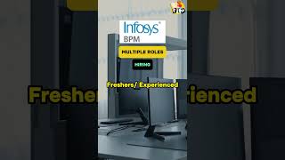 Infosys Hiring Multiple Roles Process executive Process trainee [upl. by Ynatsyd]