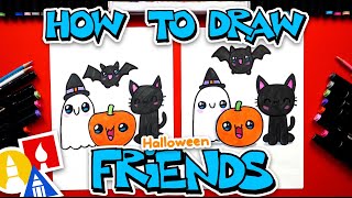 How To Draw Halloween Friends [upl. by Zap]